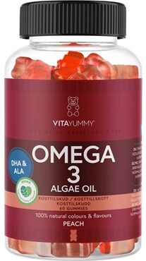 Vitayummy Omega 3, Peach Kosttilskud 60 stk