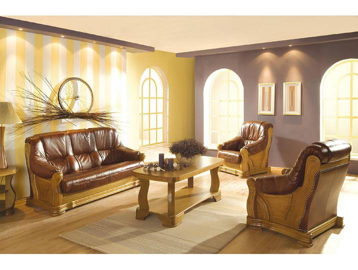 Xlmoebel Polstergarnitur Klassische Sofagarnitur in zeitlosem Design mit Komfort, (Sofagarnitur, 3-tlg., Sofagarnitur 3+1 Sitzer 4069424760538), Hergestellt in Europa