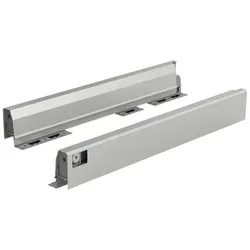 Hettich, Schubladenauszüge, Schubkasten Zargen ArciTech, silber