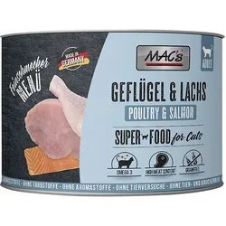 MAC ́s CAT Feinschmecker Geflügel und Lachs 6x200 g