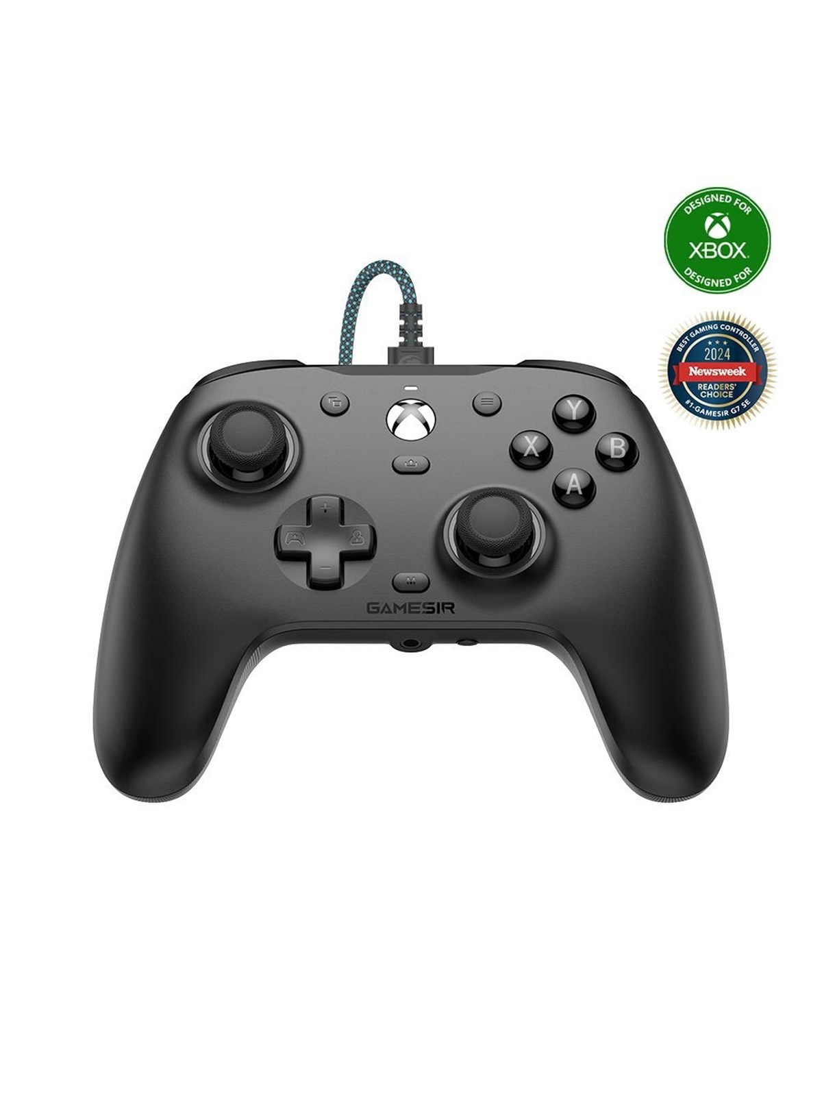 GameSir G7 SE Xbox and PC Wired Game Controller - Jet Black - Wireless Controller - Microsoft Xbox Series X