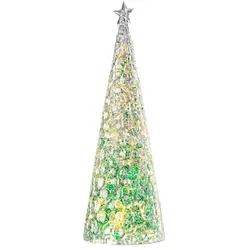 Sompex LED-Tischleuchte Glamor Acryl Grün 44 cm