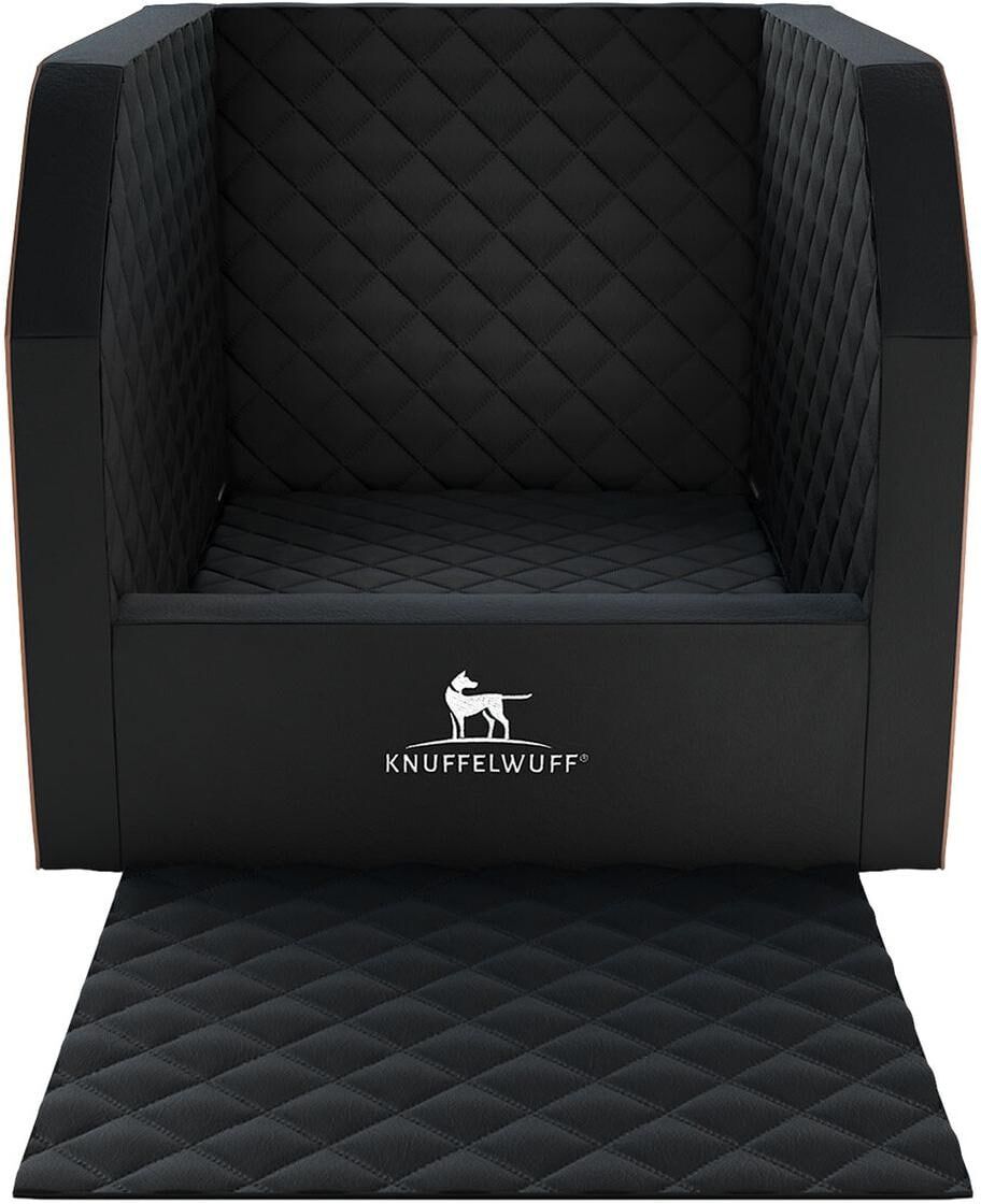 Tierbett KNUFFELWUFF "Cargo Rücksitz Gr.2", schwarz, B/H/L: 60cm x 50cm, Tierbetten, Tierbett schwarz B/H/L: 60cm x 50cm