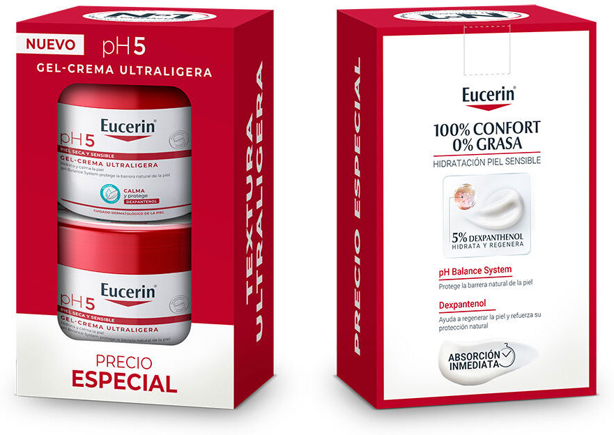 Eucerin PH5 gel-crema ultraleggero confezione 2 x 350 ml