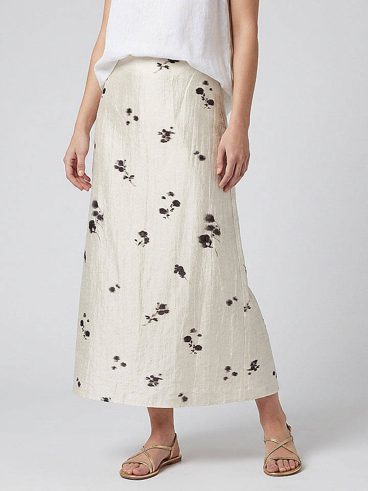 MOSS COPENHAGEN Rock "Rianne" in Creme/ Schwarz - M