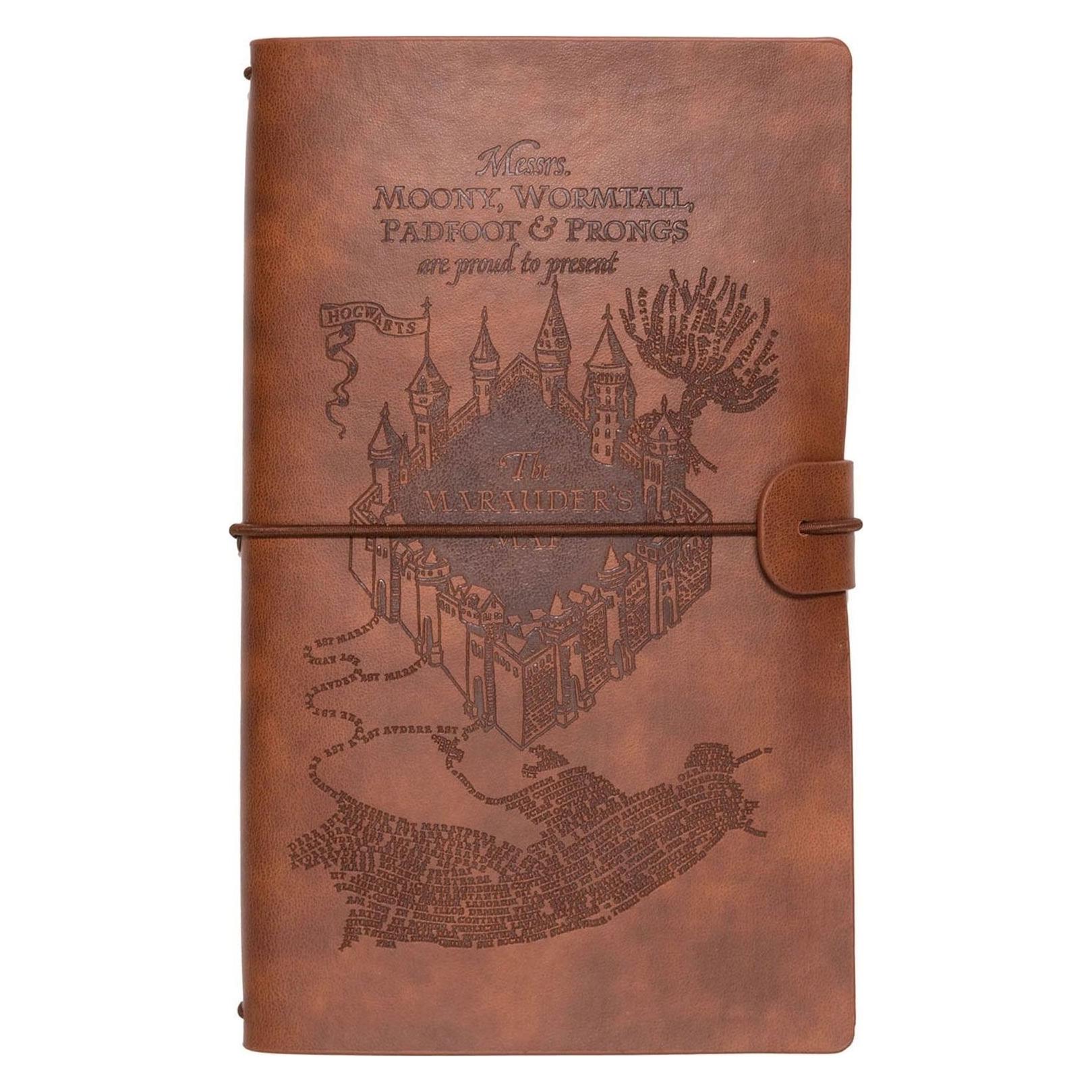 NoName HARRY POTTER - Carte du Maraudeur - Carnet de voyage (A5, Liniert, Weicher Einband) (GAGE0025)