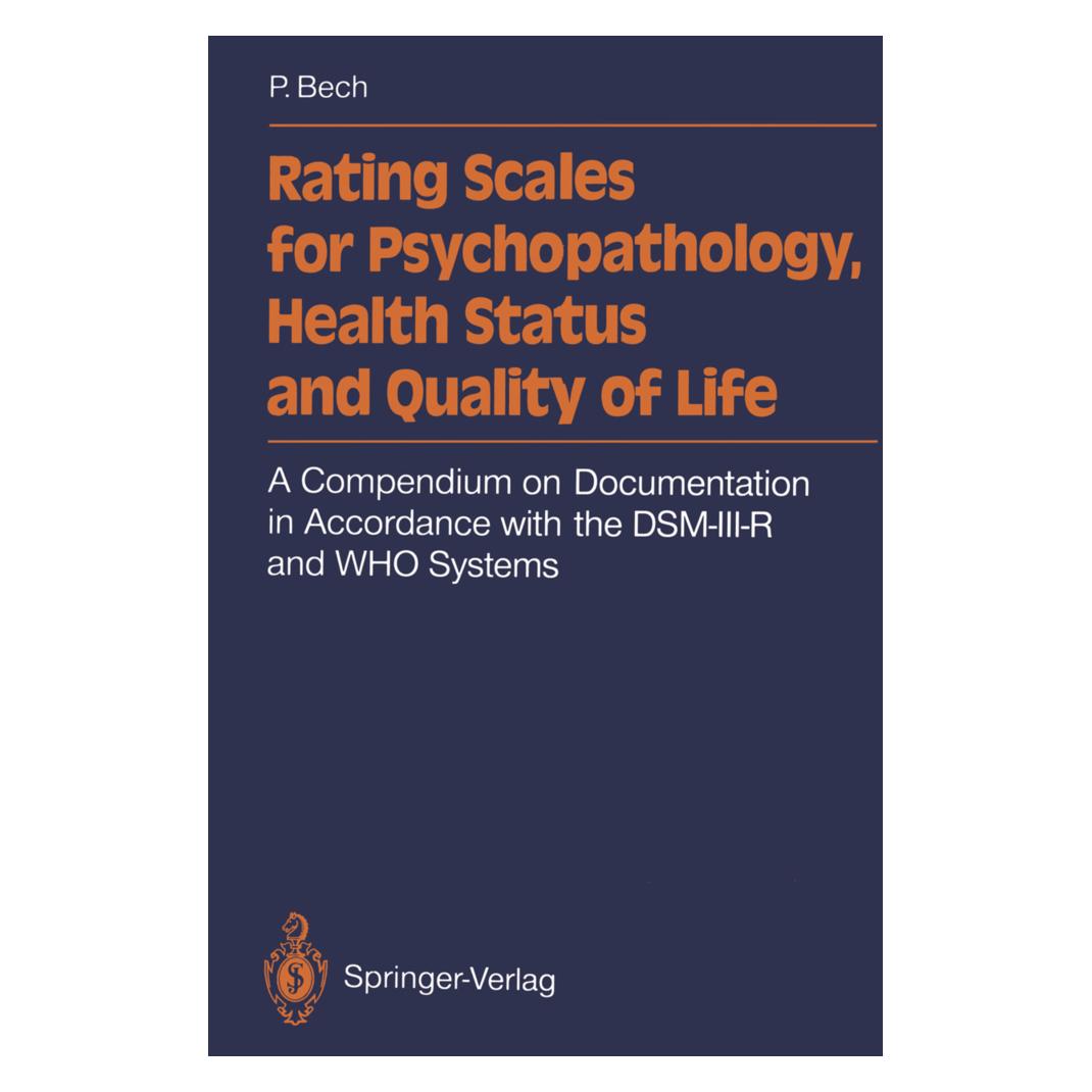 Springer Rating Scales for Psychopathology, Health Status and Quality of Life (Englisch, Softcover, Per Bech) (55506977)