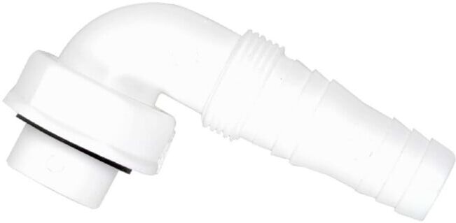 KIRCHHOFF KS Raccord appareil 90° blanc, 1
