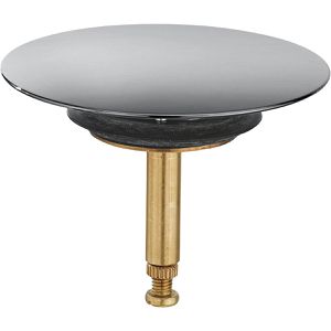 GROHE Badewannenstöpsel Stopfen 06625DC0, Ø 74 mm, höhenverstellbar, aus Metall & Kunststoff, supersteel
