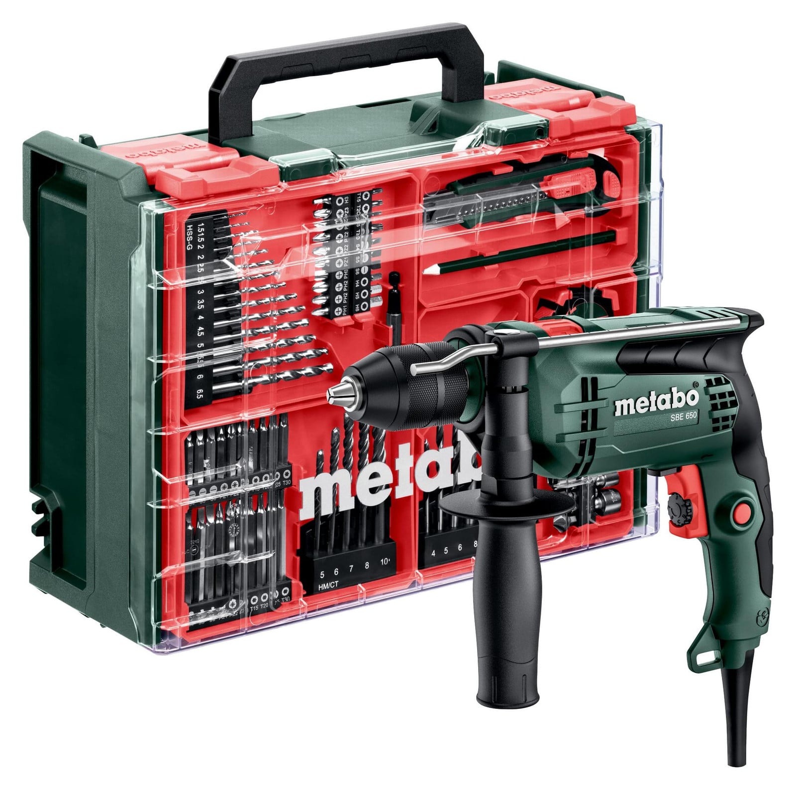 Metabo SBE 650 Boormachine met pistoolgreep en snelwisselmechanisme, meerkleurig