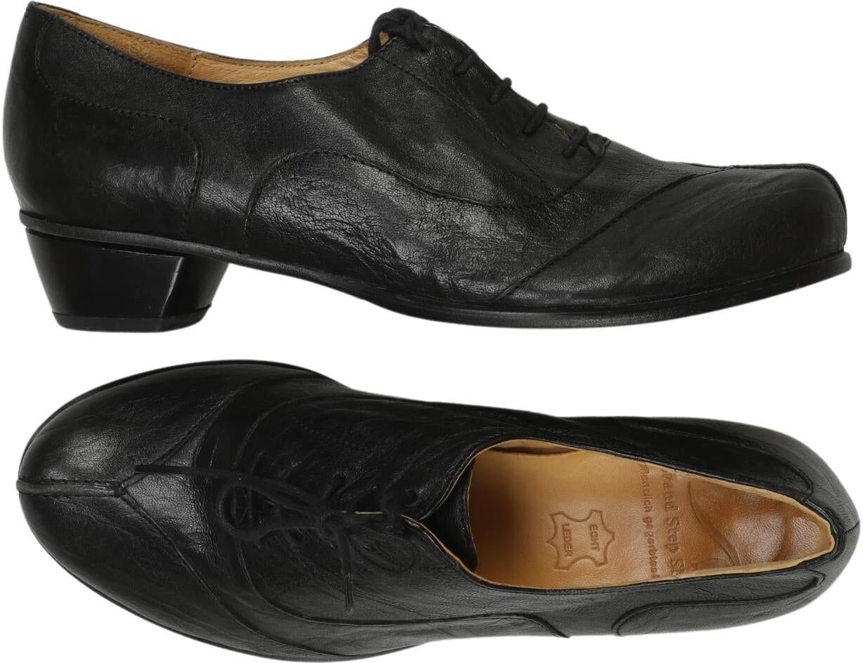 Grand Step Shoes Damen Halbschuh, Schwarz, Gr. EU 38, kein / Etikett - Second Hand