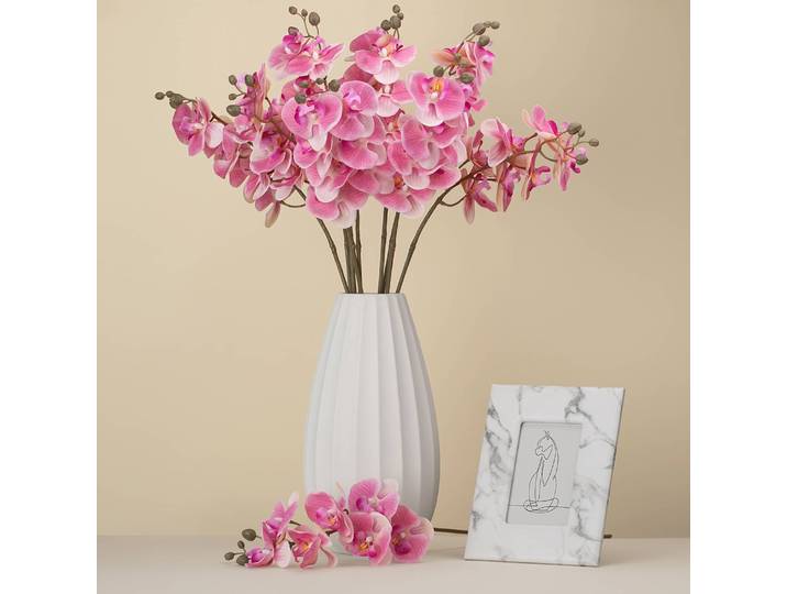 Kunstblume Aleni 10er-Set 30 x 76 x 30cm Hellrosa