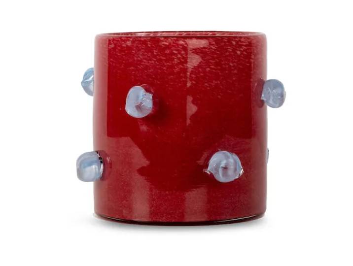 Byon Photophore Arlo M Ø15 cm Bordeaux-bleu clair