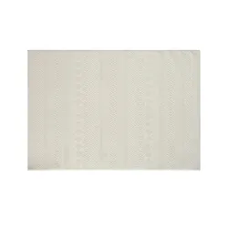 Webteppich   ¦ creme ¦ Synthetische Fasern ¦ Maße (cm): B: 80