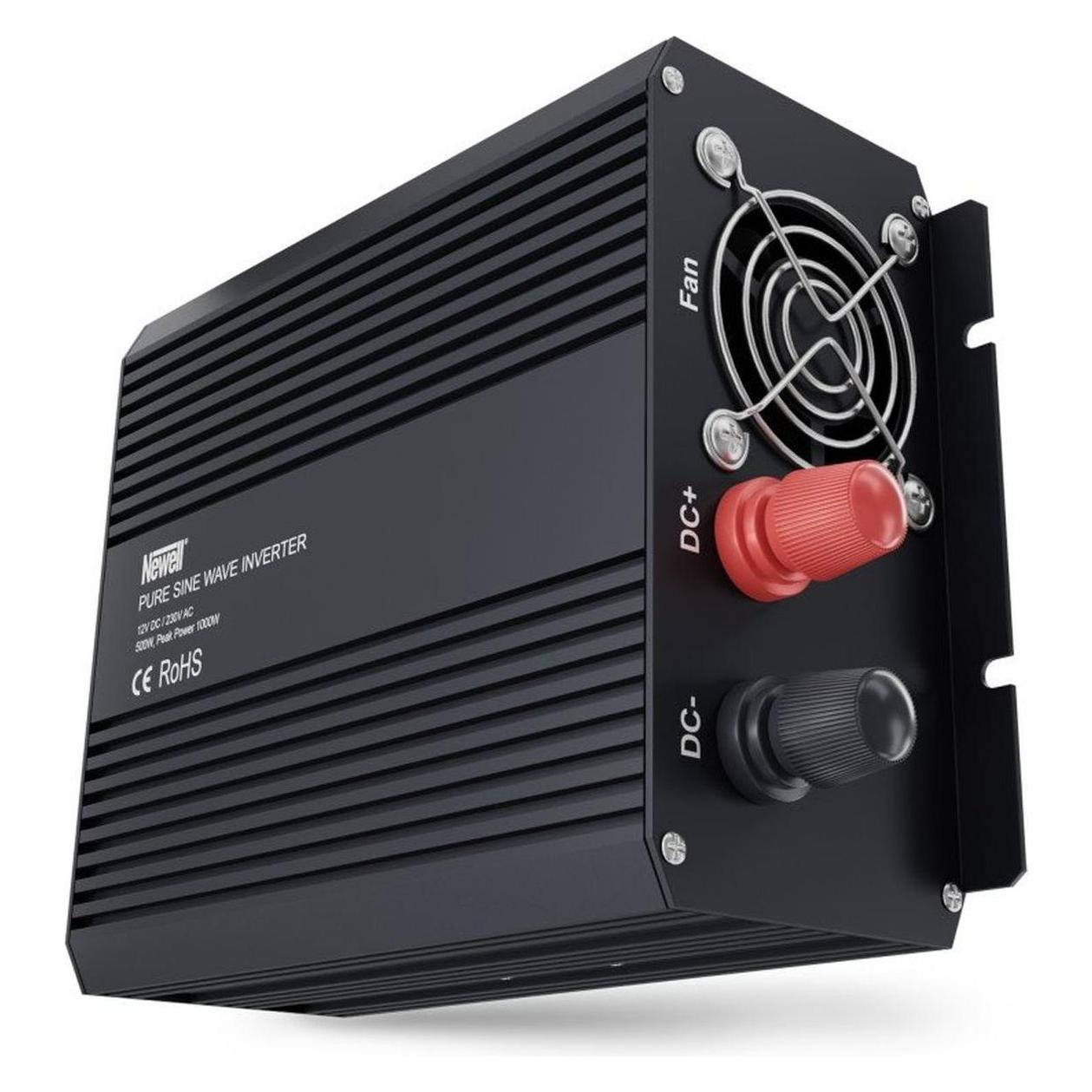 AZO Digital Voltage Converter w/ Pure Sine Wave - 12 V / 230 V 500 W. (NL3679)