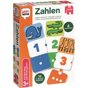Jumbo Lernspiel 19547, Ich lerne Zahlen, ab 3 Jahre, 1-4 Spieler