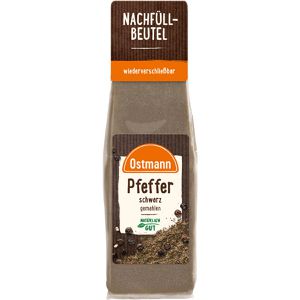 Ostmann Pfeffer gemahlen, schwarz, im wiederverschließbaren Beutel, 50 g