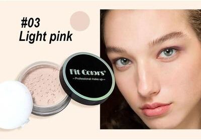 Uplift Essentials Korean Brightening Loose Powder Mineral Concealer Foundation Compact c Light Pink
