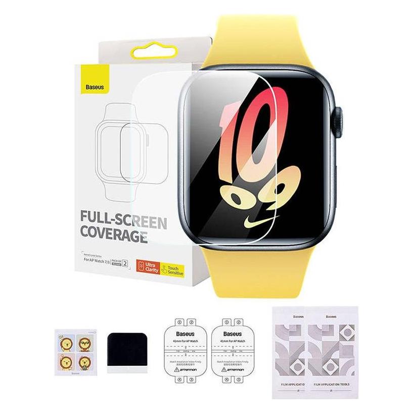 Baseus 41mm Protective Film for AP Watch 7/8, Clear (P6001510B201-02)