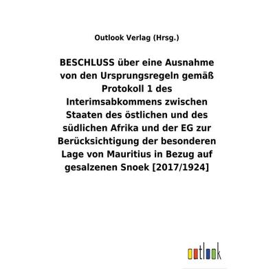 BESCHLUSS über eine Ausnahme von den Ursprungsregeln gemäß Protokoll 1 des Interimsabkommens zwischen Staaten des östlichen und des südlichen Afrika