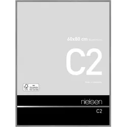 Nielsen Bilderrahmen C2 Aluminium Struktur Grau matt / 60 x 80