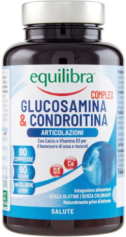 EQUILIBRA Srl Equilibra Glucosamina & Condroitina Complex, 90 compresse