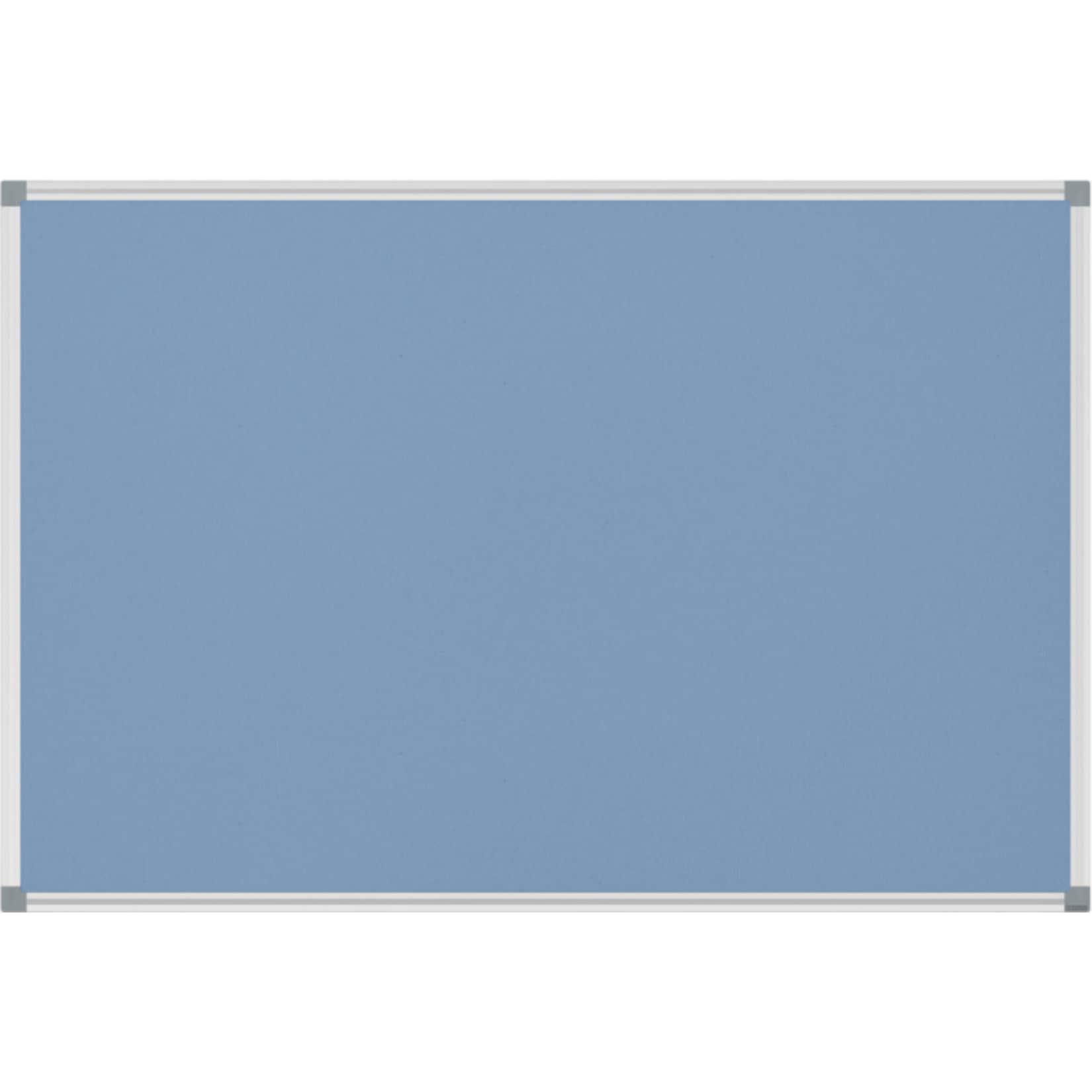 MAUL Pinnboard MAULstandard Textil, 90 x 180 cm - hellblau