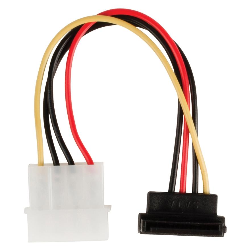 Valueline VLCP73510V015 / Redukce napájení / 15-pin SATA zásuvka / Úhlová 270° (15 cm, SATA) (VLCP73510V015)