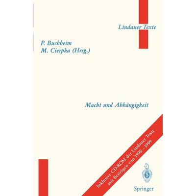 Macht und Abhängigkeit, Taschenbuch von , Springer Berlin, 978-3-540-67427-6