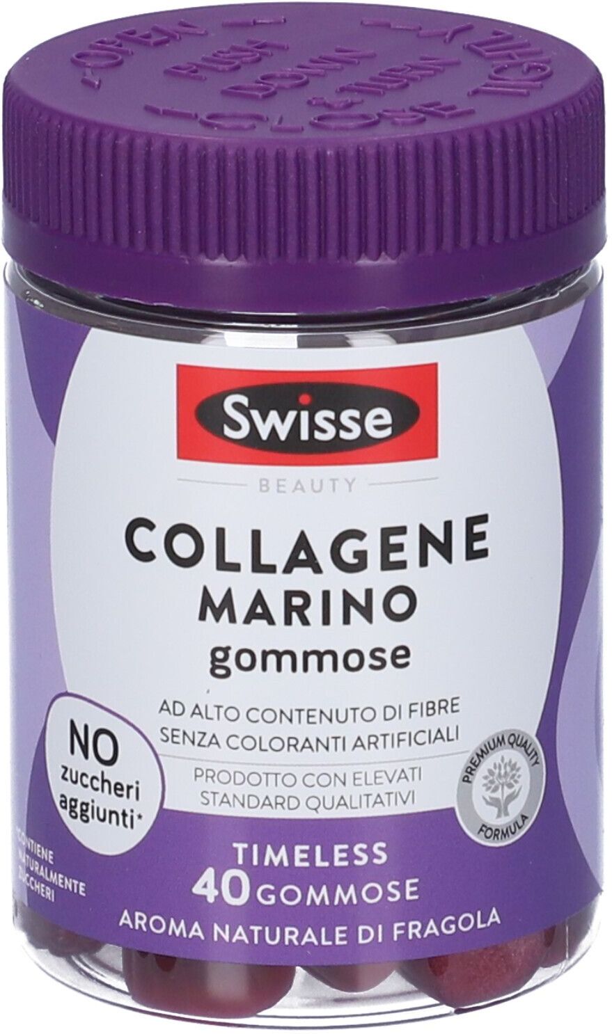 HEALTH AND HAPPINESS (H&H) IT. Swisse Beauty, Collagene Marino, 40 Caramelle Gommose
