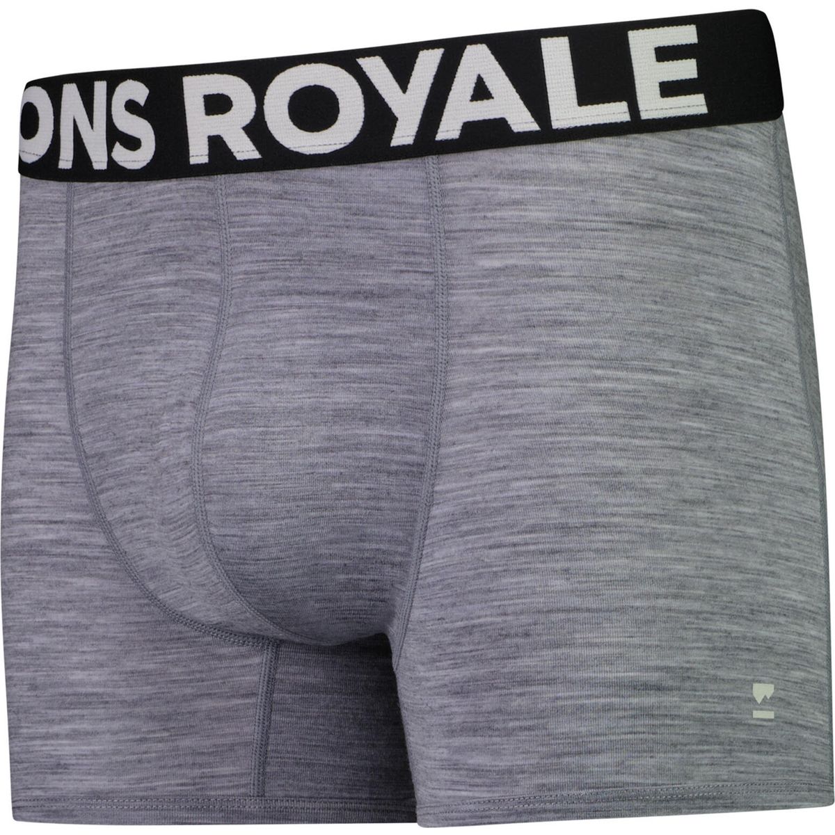 Mons Royale Mens Hold 'em Shorty Merino Boxer grey heather (710) M 100087-2169-710-M