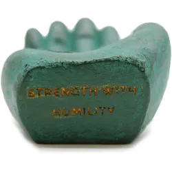 Hand Incense Burner - Strength (green)