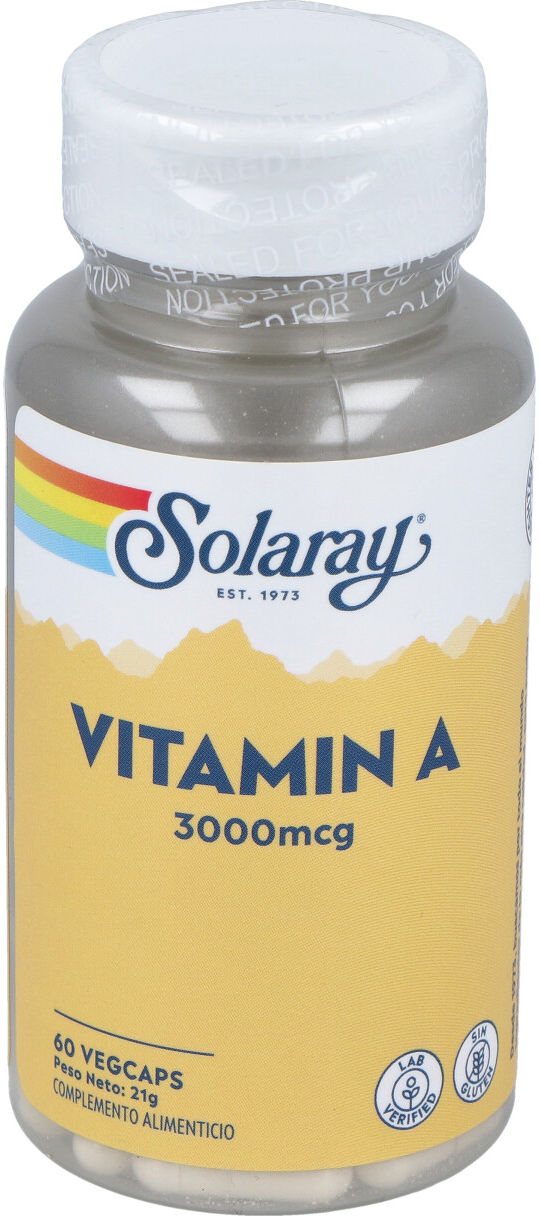 Solaray vitamina a 3000mcg 60vcap.