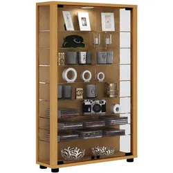 Standvitrine LUMO Mini (BHT 59x90x18 cm) - BHT 59x90x18 cm