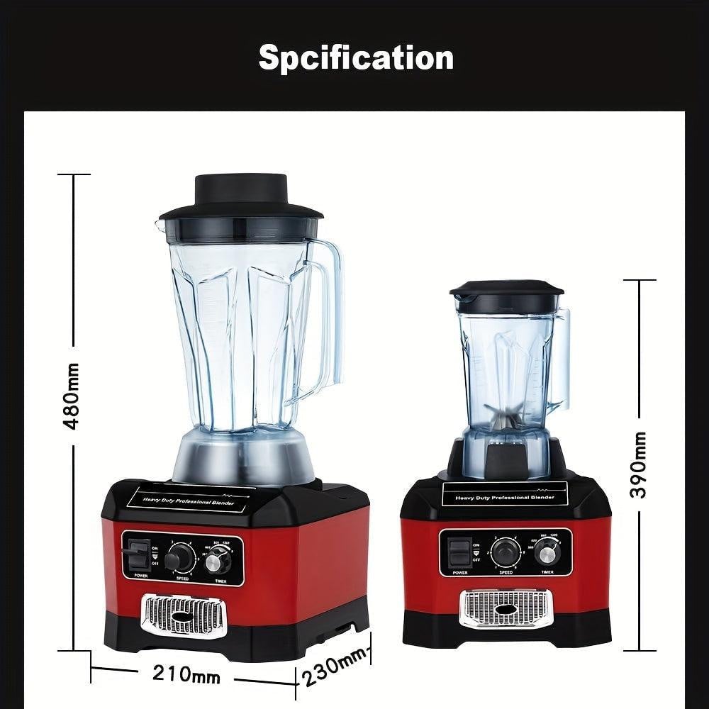 Selius Blender Smoothiemixer Sapmaker Keukenmachine met 2200W Motor en 2 Liter Kan