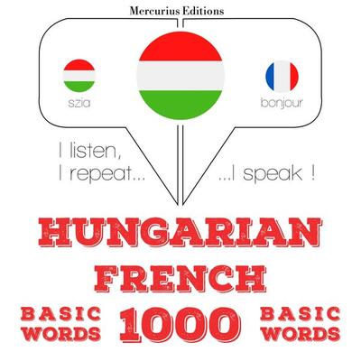 Magyar - francia: 1000 alapszó - JM Gardner, Audio, 9782821148956