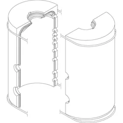 Wärmeschutz Speicher DHW1000.6 Ø900 - 7735501794