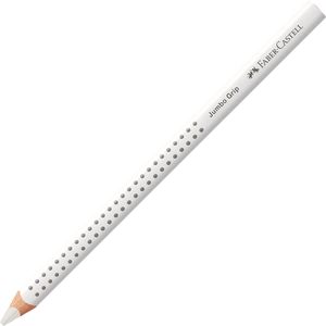 Faber-Castell Buntstifte Jumbo Colour Grip, 110901, weiß, 1 Stück