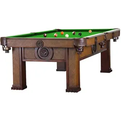 Billardtisch Orient 8 ft., Tuchfarbe: ES 45 Yellow Green