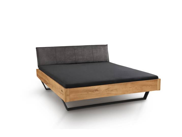 Bettgestell VI 180 x 200 cm braun/ anthrazit