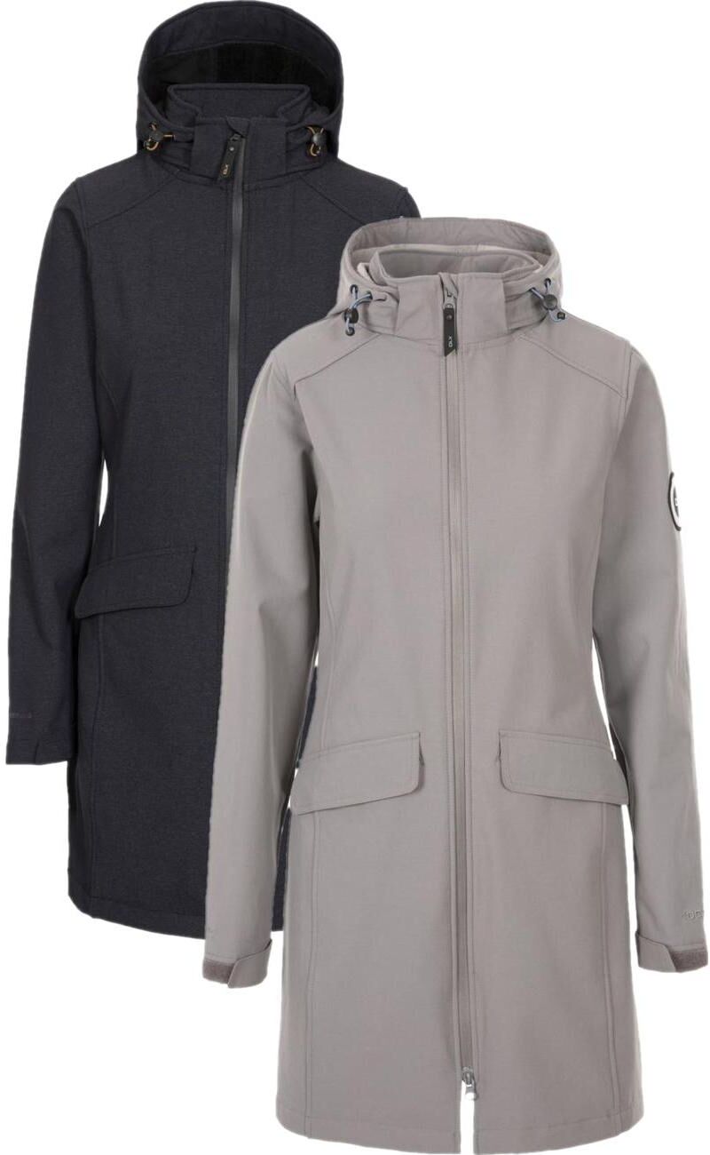 Trespass Maria - Female Dlx Softshell Jkt / Dame Black Marl L