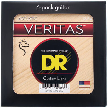DR Strings Veritas Acoustic VTA-12 6-Pack