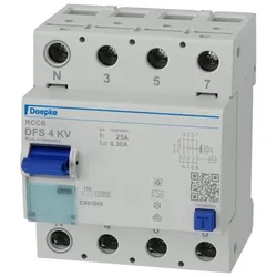 Doepke Fehlerstromschutzschalter DFS 4025-4/0,30-A KV