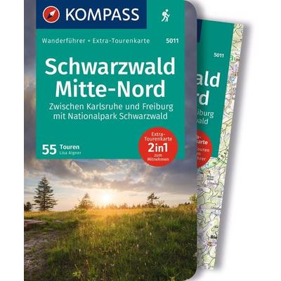KOMPASS Wanderführer Schwarzwald Mitte-Nord, 50 Touren, Taschenbuch von Lisa Aigner, KOMPASS Freytag & Berndt, 978-3-99121-846-3
