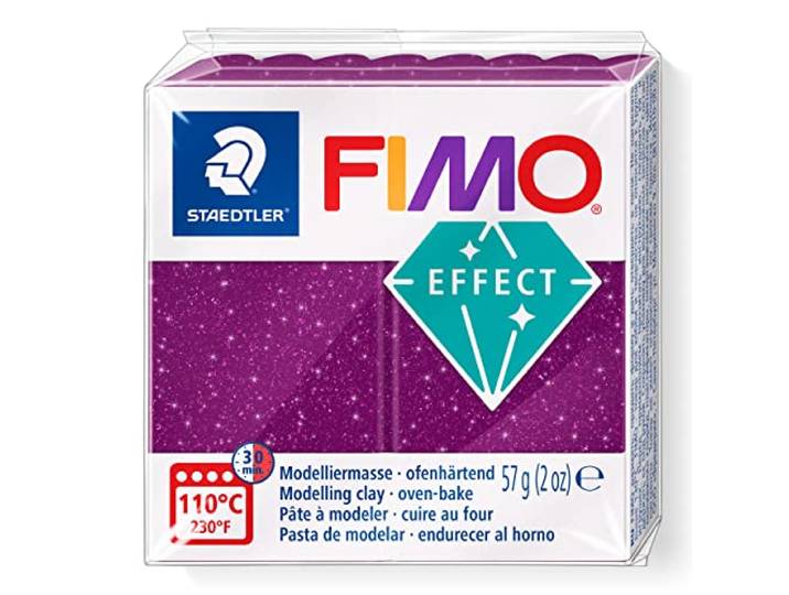 STAEDTLER 8010-602 FIMO Effect Ovenhardende Polymeer Modellering Klei - Galaxy Paars (57g)