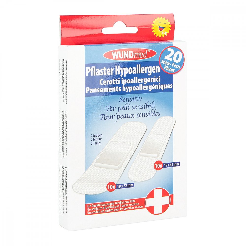 Axisis GmbH Pflaster hypoallergen sensitiv transparent 2 Gröss 11025523