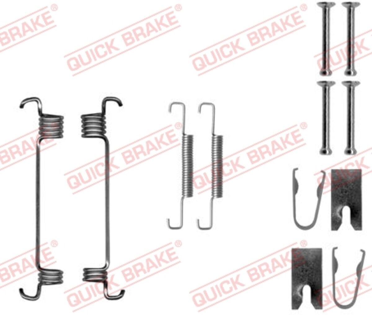 Zubehörsatz, Feststellbremsbacken QUICK BRAKE 105-0875