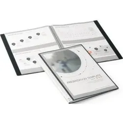 Durable Sichtbuch DURALOOK Plus 243101 DIN A4 9mm 10Hüllen PP sw