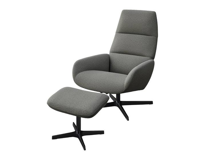 Fauteuil relax Turami Vert/Vert Bouclé 71 x 110 x 80cm