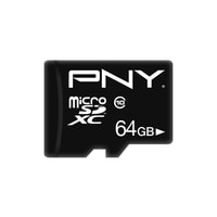 PNY Performance Plus 64 GB microSDXC Speicherkarte (C10) Schwarz P-SDU64G10PPL-GE